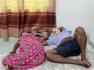 Desi step-sister Betty69 and step-dad share the sofa in hot first-time action