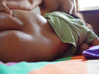 Stepson & Sani share sofa with humungous bra-stuffers & culo, then get xxx pounded