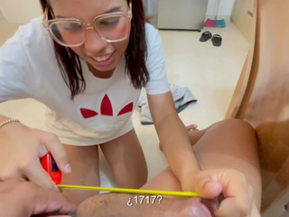 Saraymike, my Latina stepsister, shags my yam-sized, rigid-on and packs her mouth with my explosion