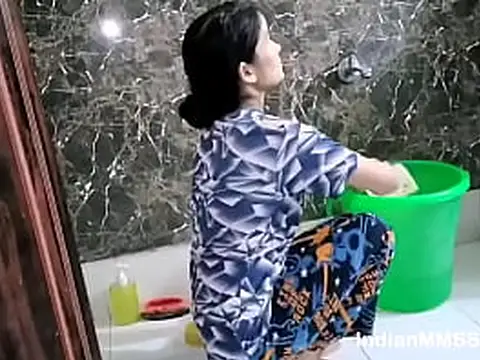 Shabnam's Indian wifey gets filthy in a sizzling POINT OF VIEW douche with a dangled stud