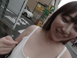 Observe this youthful Chinese hottie with a hefty culo get nasty in public hotel