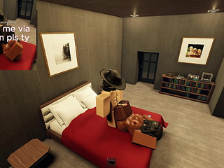 Mischievous stunner predominates with her gigantic baps and cock-squeezing cootchie in closeup act