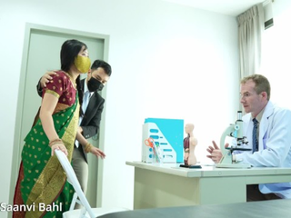 Saanvi Bahl's Indian Sightless Dame Cuckold Gets Ultra-kinky Dick Medic