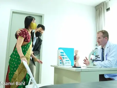 Saanvi Bahl's Indian Sightless Dame Cuckold Gets Ultra-kinky Dick Medic
