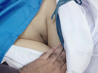 Stepdaddy plumbs rock-hard-core Desi School Gal Virgin Snatch in her college uniform