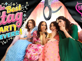 Nina Milky, the Indian Bachelorette, gets a gonzo surprise in her stripper boink-fest!