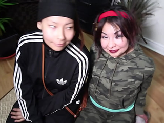 Watch two young Indian Teenagers with humongous mounds try their first BBC on the NDNgirls native yankee pornography website