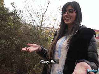 Aaliyah Yasin, a buxom Pakistani stunner, heads horny in public wc with Denis Marti