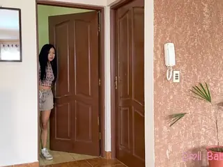 DollBabyBell gets her stepbro's attention for a naughty rendezvous