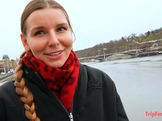 European girl with braids gets a xxx rear end-fashion nailing with a pop-shot inwards her taut labia